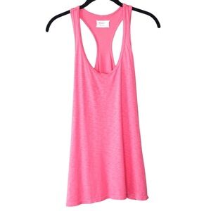 Market Pink Backless Sleeveless Tank Top